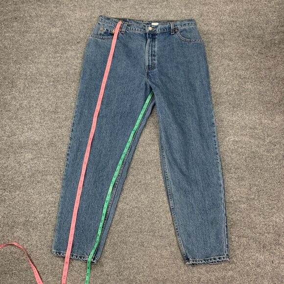 Vintage Levis Jeans Womens 16 Relaxed Tapered Leg 550 Red Tab Made Canada 90s - Picture 8 of 14